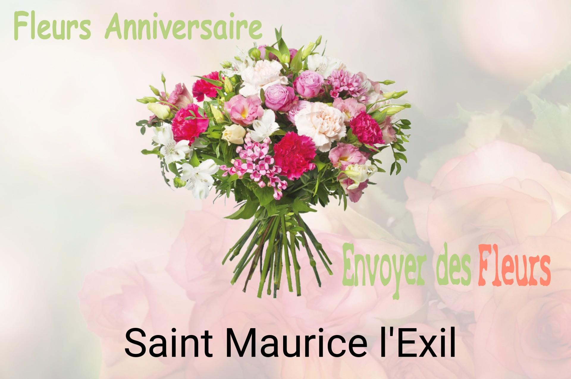 Bouquet de fleurs d’anniversaire livré à Saint-Maurice-l'Exil